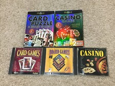 Hoyle PC Lot (5) Card & Puzzle Games Casino Games Board Games picture