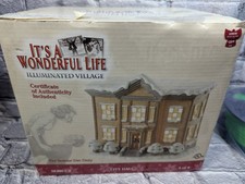 Enesco It's A Wonderful Life Illuminated Village City Hall Series II New picture