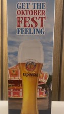ERDINGER - GERMAN BEER GLASS - NEW, BOXED - Oktobet Fest 🍺 picture