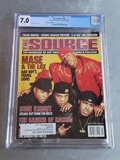 EMINEM🔥UNSIGNED HYPE🔥 THE SOURCE 1998 Magazine CGC 7.0 - Subscription Variant picture