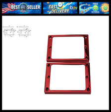 Guyker Flat Metal Humbucker Pickup Mounting Ring Set - Bridge Neck Pickups Cover picture