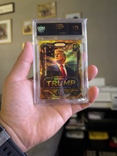 Donald Trump #45 Super Rare Holo 45/45 (CUSTOM HANDMADE NON PRODUCTION CARD) picture