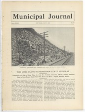 1913 Story & Pic: Construction of New York State Route 3 - Congers Long Clove Rd picture