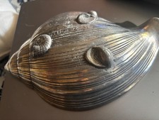 Vintage Arthur Court 1983 Aluminum Sea Shell Bowl picture
