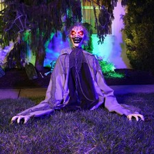 2.8-FT RISING ZOMBIE ANIMATRONIC HALLOWEEN PROP 2026 picture