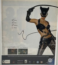 Catwoman Video Game 2004 Original Magazine Ad Poster Art PS2 Xbox GameCube picture