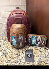 Loungefly Disney Haunted Mansion Mini Backpack & Matching Wallet Set picture