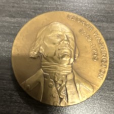 Bronze Medal George Washington Washington Monument Challenge Coin￼ picture