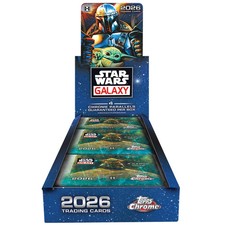 2026 Topps Star Wars Chrome Galaxy Factory Sealed Hobby Box picture