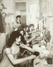 Moulin Rouge dressing room 1924 Historic Retro Vintage Picture Photo 8x10 picture