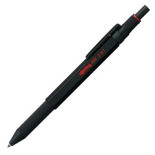 Rotring 600 3-In-1 Multi Pen Black & Red Pen .5 Pencil Black 2164108 New In Box picture