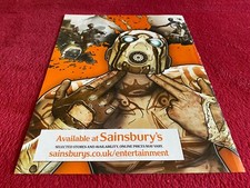PAD65 2 PAGE GAME ADVERT 12X18 BORDERLANDS 2 XBOX & PLAYSTATION picture