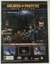 Soldier of Fortune Gold Edition Print Ad Game Poster Art PROMO Original PS2 picture