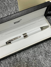 SALE NEW 2026 Montblanc JFK Special Edition Ballpoint Pen White Silver with box picture