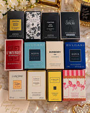 Mixed Brands Perfume Miniatures Lot Tom Ford Gucci YSL Chanel Bvlgari 12 for $60 picture