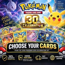 Pokemon 30th Anniversary TCG Singles Multi Listing picture