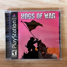 Hogs of War Sony PlayStation 1 PS1 Complete w/ Manual CIB - TESTED picture