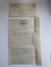 1945 WWII USAAF T/Sgt Ralph McCutcheon Letter 3505th AAF Scott Field picture