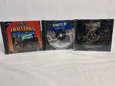PC Simulation Games lot - Traintown + Streets of Sim City + Railroad Tycoon II picture