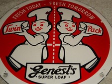 VINTAGE GENEST'S SUPER LOAF TWIN PACK BAKERS +BREAD 8