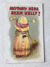 P1233 Vintage Postcard Anybody Here Seen Kelly Character Comic Art picture