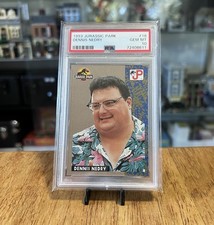1993 Topps PSA 10 Jurassic Park Dennis Nedry Character Card #18 Wayne Knight picture