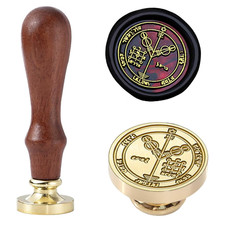 The Fourth Pentacle of Jupiter Wax Seal Stamp, a 0.98 Inch (25Mm) Removable Seal picture