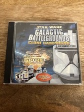Star Wars Galactic Battlegrounds Clone Campaigns Video Game T-Teen Pc CD-ROM picture