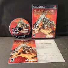 Gladiator Sword Of Vengeance PlayStation 2 PS2 Game CIB M Acclaim NTSC 2003 picture