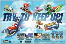 Sonic Riders - PS2 Xbox GC - Vintage Original Print Ad/Poster Promo Art 2006 picture