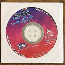 2001 Daytona 500 Nascar Racing Demo America Online AOL Free Trial CD Rom Disk picture
