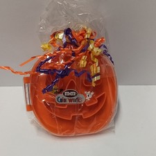 M&M’s Colorworks Orange Jack-O-Lantern Pumpkin Advertising Candy Container picture