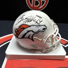 Brandon Stokley Autographed Denver Broncos Signed Mini Helmet Beckett BAS COA picture
