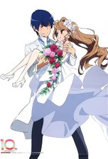[Tapestry Wall scroll] Ryuuji Takasu Taiga Aisaka Toradora B2 size from Japan picture