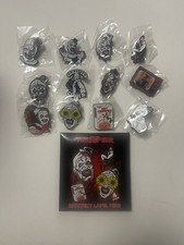 Terrifier Art The Clown Mystery Lapel Pin Complete Set Of 12 With Chase Rare New picture