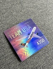 Limited Edition Delta Air Lines A350 Paris Olympics Team USA Trading Card picture