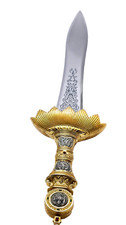 VINTAGE THE NOBLE COLLECTION ARCHANGEL MICHAEL SWORD MARTO TOLEDO SPAIN picture