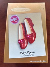 2005 Hallmark  Ornament Ruby Slippers Wizard of Oz Club Exclusive NEW in BOX picture