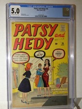 Patsy and Hedy #76 1961 Atlas Comics CGC 5.0 Dress Too Tight Classic Cover picture