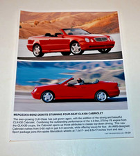 Mercedes-Benz Debuts Stunning Four-Seat CLK430 Cabriolet Press Photo picture