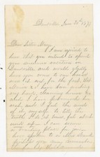 1873 Handwritten Letter from Dansville NY – Family Health & Summer Plans Signed picture