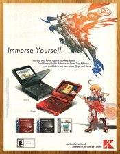 2003 Final Fantasy Tactics Game Boy Advance GBA SP Console Print Ad/Poster Art picture