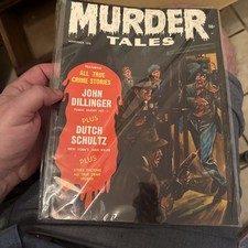 MURDER TALES #10 (1970) DUTCH SCHULTZ JOHN DILLINGER CRIME VF/NM picture
