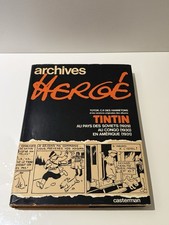 Archives Hergé Tintin Soviets Congo Amérique 1973 Casterman Original Versions picture