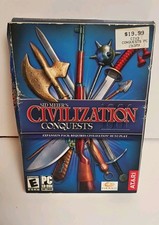 New Sid Meier's Civilization 3 III: Conquests Expansion Pack (PC, 2003) Sealed picture