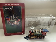Carlton Cards Wonderland Express Train Engine First 1997 Christmas Ornament #77 picture