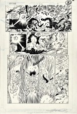 The New Teen Titans #52 Page 26 Original Art Raven & Donna Troy By George Perez picture