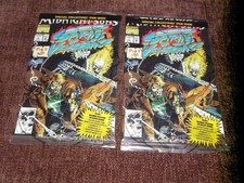 GHOST RIDER & BLAZE #1 SPIRITS OF VENGEANCE PART 2 OF 6 / 1992 MARVEL COMICS (2) picture