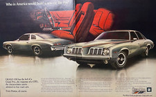1972 Magazine Advertisement Pontiac Grand Am picture