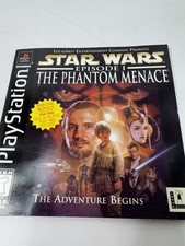 Star Wars Episode I The Phantom Menace Manual PlayStation (Insert only ) picture